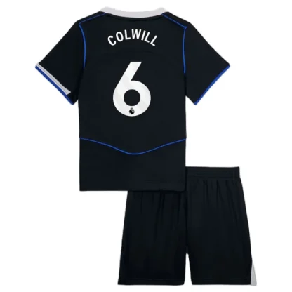 Chelsea FC Barn Tredjeställ 2025/26 Levi Colwill 6 Kortärmad Tröja + Shorts