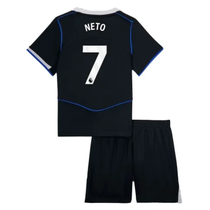 Chelsea FC Barn Tredjeställ 2025/26 Pedro Neto 7 Kortärmad Tröja + Shorts