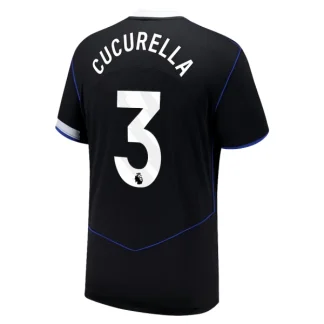 Chelsea FC Herr Tredjetröja 2025/26 Marc Cucurella 3 Kortärmad Fotbollströja