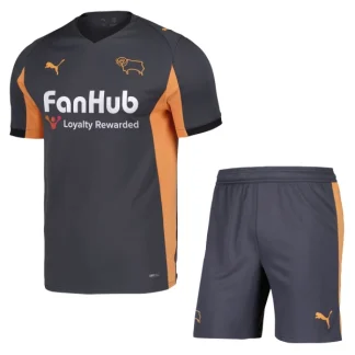 Derby County Barn Bortaställ 2025/26 Kortärmad Tröja + Shorts