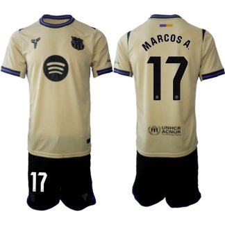 FC Barcelona Herr Bortaställ 2025/26 – Marcos Alonso 17 – Kortärmad Fotbollströja + Shorts