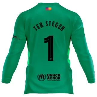 FC Barcelona Herr Målvaktströja 2025/26 – Ter Stegen 1 – Långärmad Fotbollströja