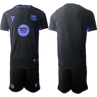 FC Barcelona x Kobe Bryant Pre-Match Bortatröja Herr 2025/26 – Kortärmad Fotbollströja + Shorts