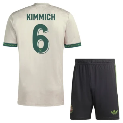 FC Bayern München Barn Oktoberfestställ 2025/26 Joshua Kimmich 6 Kortärmad Tröja + Shorts