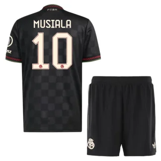 FC Bayern München Barn Tredjeställ 2025/26 – Jamal Musiala 10 – Kortärmad Fotbollströja + Shorts