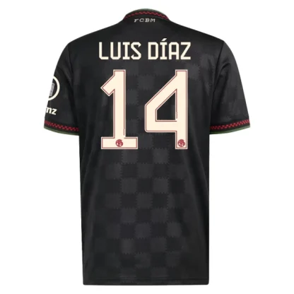 FC Bayern München Herr Tredjetröja 2025/26 – Luis Díaz 14 – Kortärmad Fotbollströja