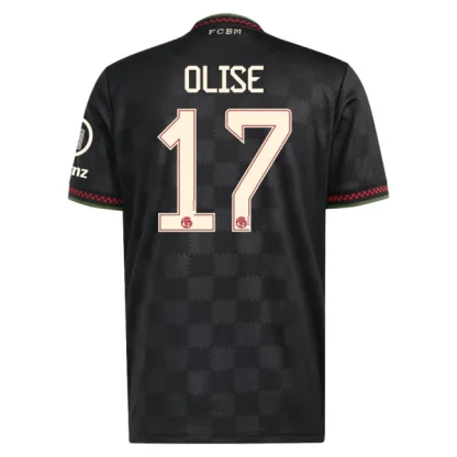 FC Bayern München Herr Tredjetröja 2025/26 – Michael Olise 17 – Kortärmad Fotbollströja