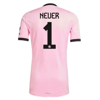 FC Bayern München Målvaktströja Herr 2025/26 Rosa Manuel Neuer 1 Kortärmad Fotbollströja