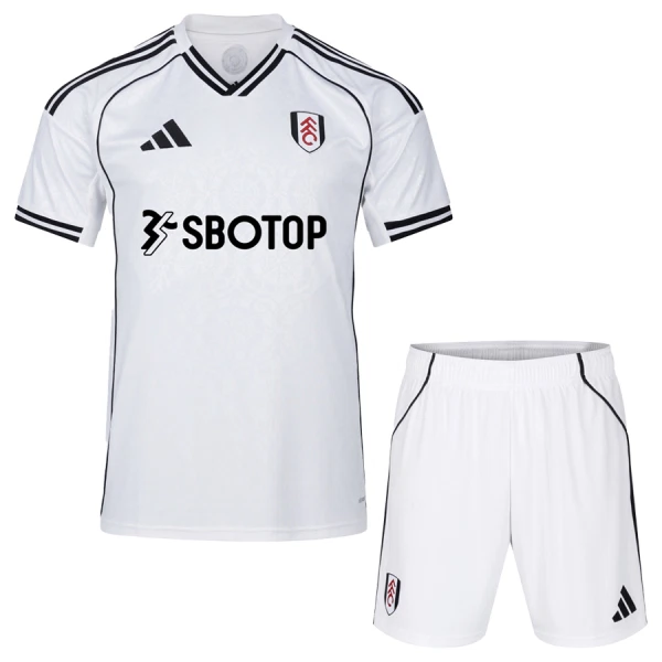 Fulham FC Barn Hemmaställ 2025/26 Kortärmad Tröja + Shorts