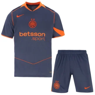 Inter Milan Barn Tredjeställ 2025/26 Kortärmad Tröja + Shorts