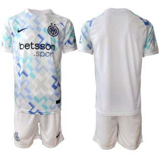 Inter Milan Bortaställ Herr 2025/26 Kortärmad Fotbollströja + Shorts