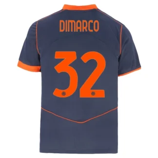 Inter Milan Herr Tredjetröja 2025/26 Federico Dimarco 32 Kortärmad Fotbollströja