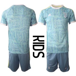 Juventus Barn Bortaställ 2025/26 Kortärmad Tröja + Shorts