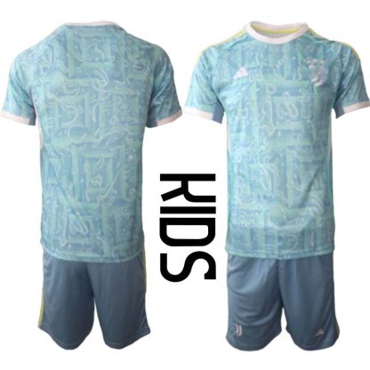 Juventus Barn Bortaställ 2025/26 Kortärmad Tröja + Shorts
