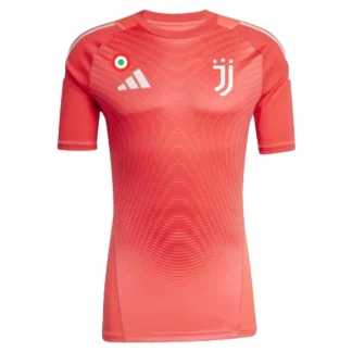 Juventus Målvaktströja Herr 2025-26 Röd Kortärmad Fotbollströja