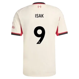 Liverpool Bortatröja Herr 2025/26 Alexander Isak 9 Kortärmad Fotbollströja