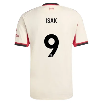 Liverpool Bortatröja Herr 2025/26 Alexander Isak 9 Kortärmad Fotbollströja