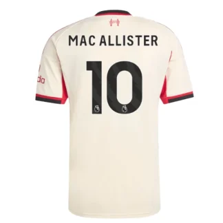 Liverpool Bortatröja Herr 2025/26 Alexis Mac Allister 10 Kortärmad Fotbollströja + Shorts