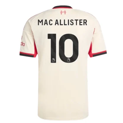 Liverpool Bortatröja Herr 2025/26 Alexis Mac Allister 10 Kortärmad Fotbollströja + Shorts