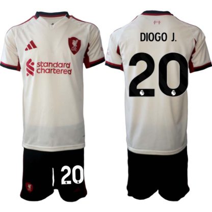 Liverpool FC Herr Bortaställ 2025/26 – Diogo Jota 20 – Kortärmad Fotbollströja + Shorts