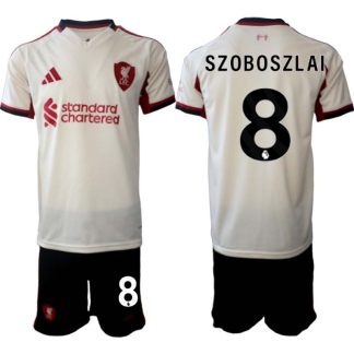 Liverpool FC Herr Bortaställ 2025/26 – Dominik Szoboszlai 8 – Kortärmad Fotbollströja + Shorts