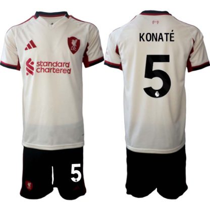 Liverpool FC Herr Bortaställ 2025/26 – Ibrahima Konaté 5 – Kortärmad Fotbollströja + Shorts