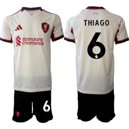 Liverpool FC Herr Bortaställ 2025/26 – Thiago Alcantara 6 – Kortärmad Fotbollströja + Shorts