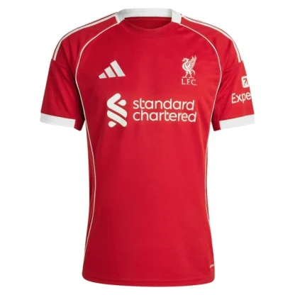 Liverpool Hemmatröja 2025/26 Herr Kortärmad Fotbollströja + Shorts