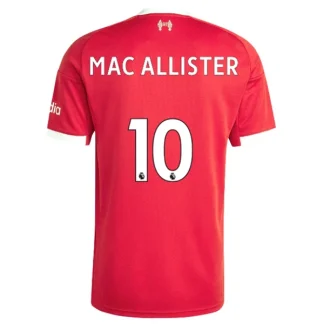 Liverpool Hemmatröja Herr 2025/26 Alexis Mac Allister 10 Kortärmad Fotbollströja + Shorts