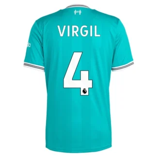 Liverpool Tredjetröja Herr 2025/26 Virgil van Dijk 4 Kortärmad Fotbollströja + Shorts