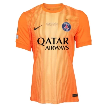Paris Saint-Germain Målvaktströja Herr 2025/26 Orange Kortärmad Fotbollströja