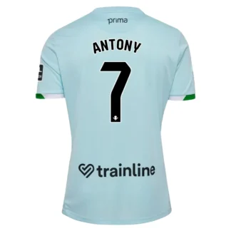 Real Betis Herr Bortatröja 2025/26 Antony 7 Kortärmad Fotbollströja