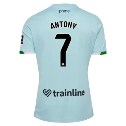 Real Betis Herr Bortatröja 2025/26 Antony 7 Kortärmad Fotbollströja