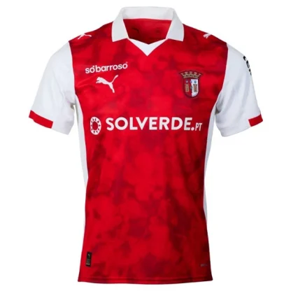 SC Braga Herr Hemmatröja 2025/26 Kortärmad Fotbollströja