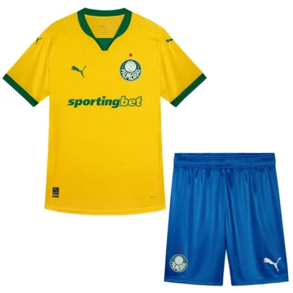 SE Palmeiras Barn Tredjeställ 2025/26 Kortärmad Tröja + Shorts