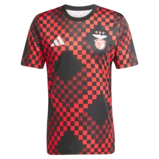 SL Benfica Pre-Match Tröja Herr 2025/26 Kortärmad Fotbollströja