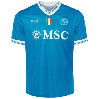 SSC Napoli Herr Hemmatröja 2025/26 Scott McTominay 8 Kortärmad Fotbollströja-1