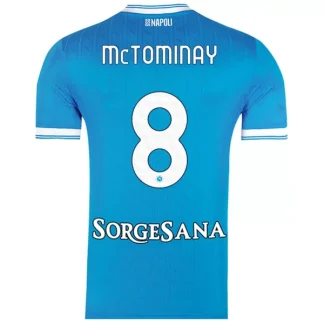SSC Napoli Herr Hemmatröja 2025/26 Scott McTominay 8 Kortärmad Fotbollströja