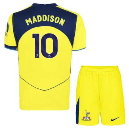 Tottenham Hotspur Barn Tredjeställ 2025/26 James Maddison 10 Kortärmad Tröja + Shorts