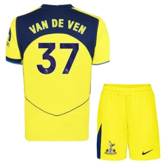 Tottenham Hotspur Barn Tredjeställ 2025/26 Micky van de Ven 37 Kortärmad Tröja + Shorts