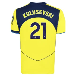 Tottenham Hotspur Tredjetröja Herr 2025/26 Dejan Kulusevski 21 Kortärmad Fotbollströja