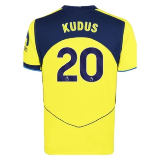 Tottenham Hotspur Tredjetröja Herr 2025/26 Mohammed Kudus 20 Kortärmad Fotbollströja