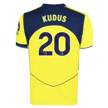 Tottenham Hotspur Tredjetröja Herr 2025/26 Mohammed Kudus 20 Kortärmad Fotbollströja