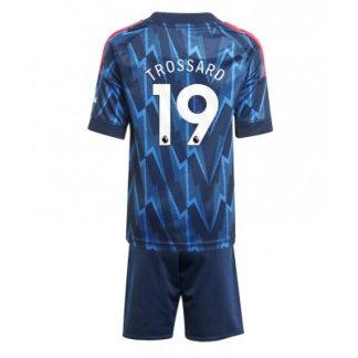 Arsenal Barn Bortaställ 2025/26 Leandro Trossard 19 Kortärmad Tröja + Shorts