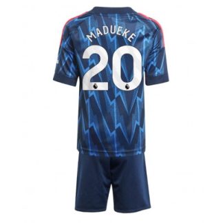 Arsenal Barn Bortaställ 2025/26 Noni Madueke 20 Kortärmad Tröja + Shorts