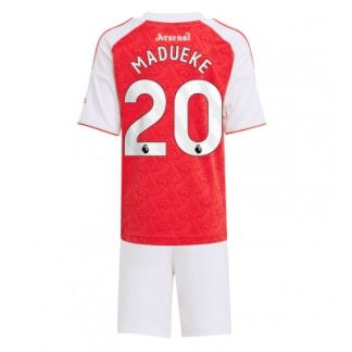 Arsenal Barn Hemmaställ 2025/26 Noni Madueke 20 Kortärmad Tröja + Shorts