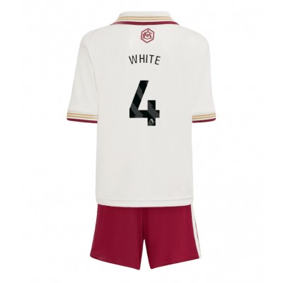 Arsenal Barn Tredjeställ 2025/26 Ben White 4 Kortärmad Tröja + Shorts