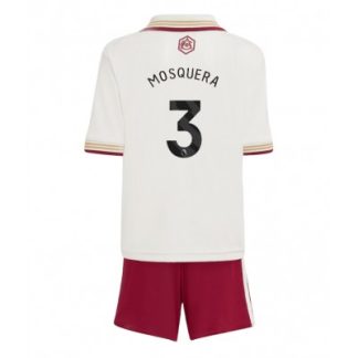 Arsenal Barn Tredjeställ 2025/26 Cristhian Mosquera 3 Kortärmad Tröja + Shorts