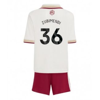 Arsenal Barn Tredjeställ 2025/26 Martín Zubimendi 36 Kortärmad Tröja + Shorts