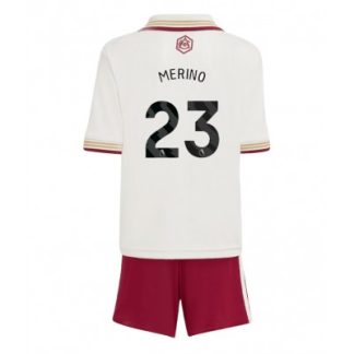 Arsenal Barn Tredjeställ 2025/26 Mikel Merino 23 Kortärmad Tröja + Shorts